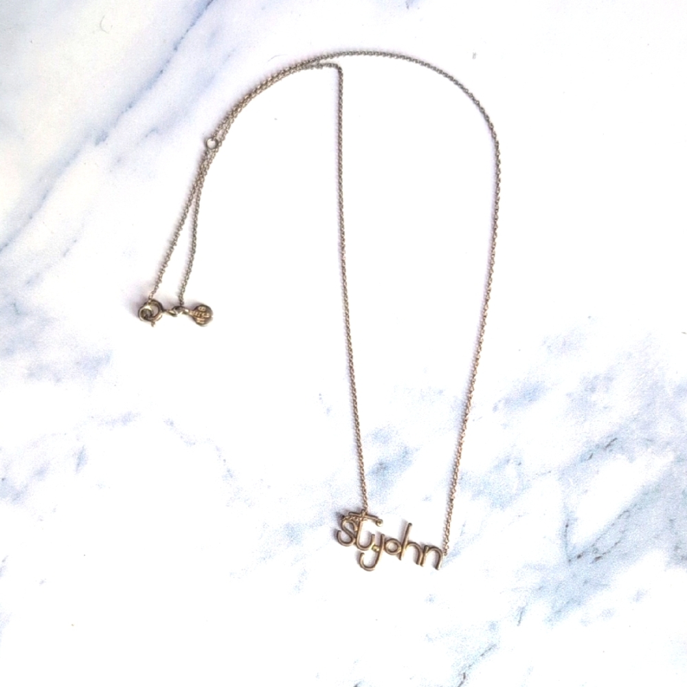 Silver St.John Necklace
